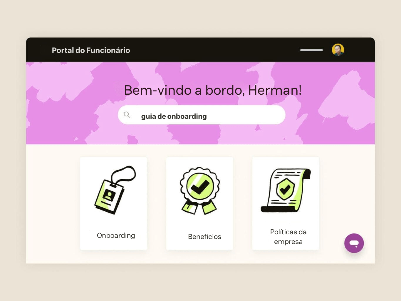 An image of the Zendesk self-service portal