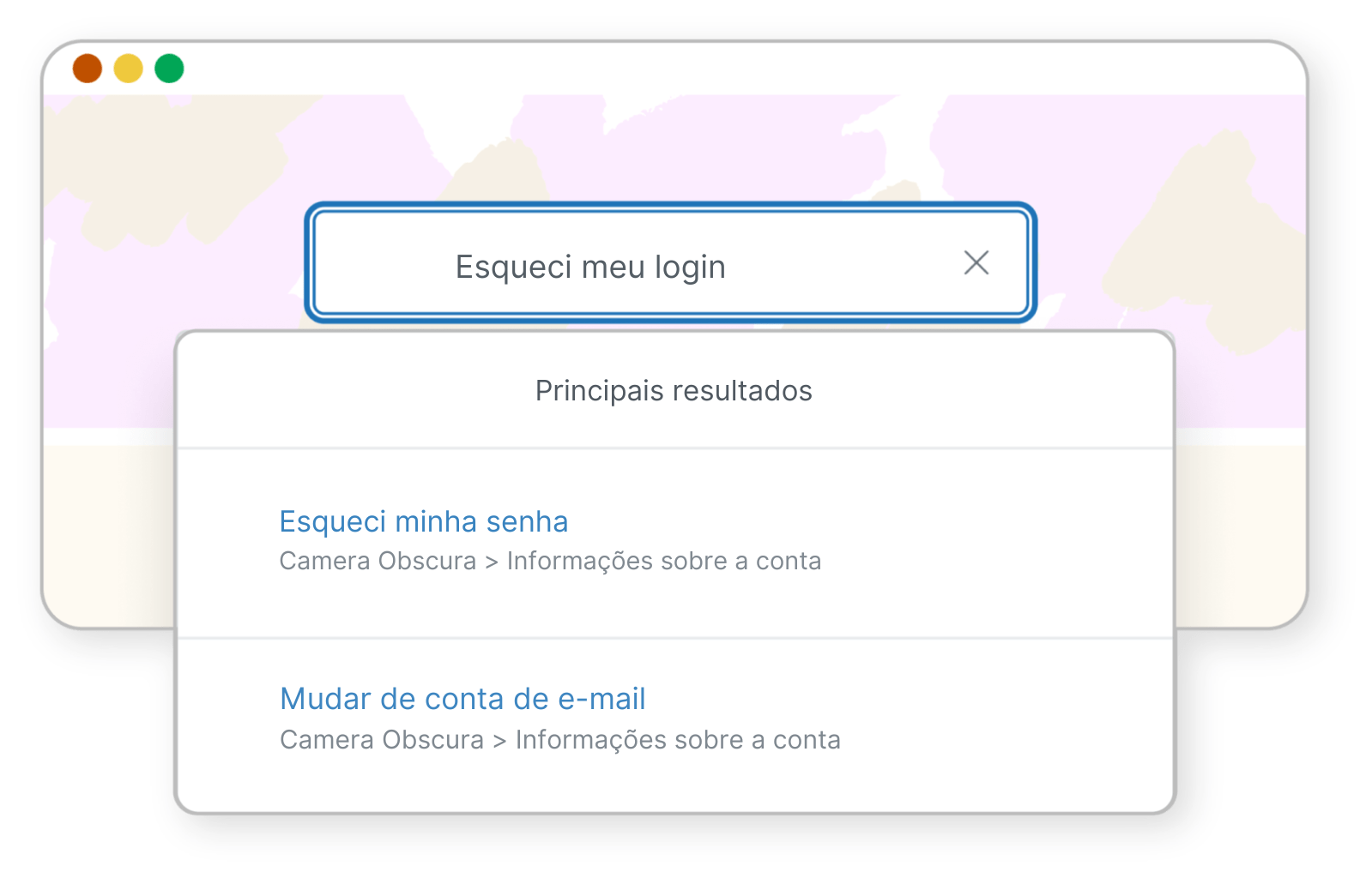 A product image of a customer portal from Zendesk.