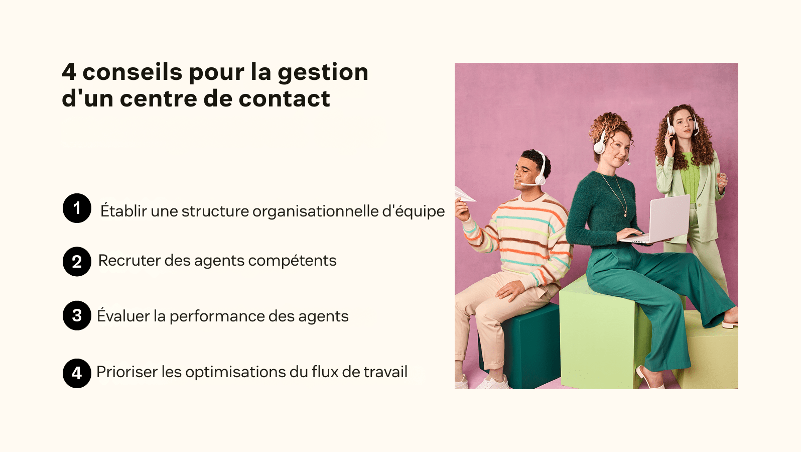 Quatre conseils à suivre pour une meilleure gestion d’un centre de contact.
