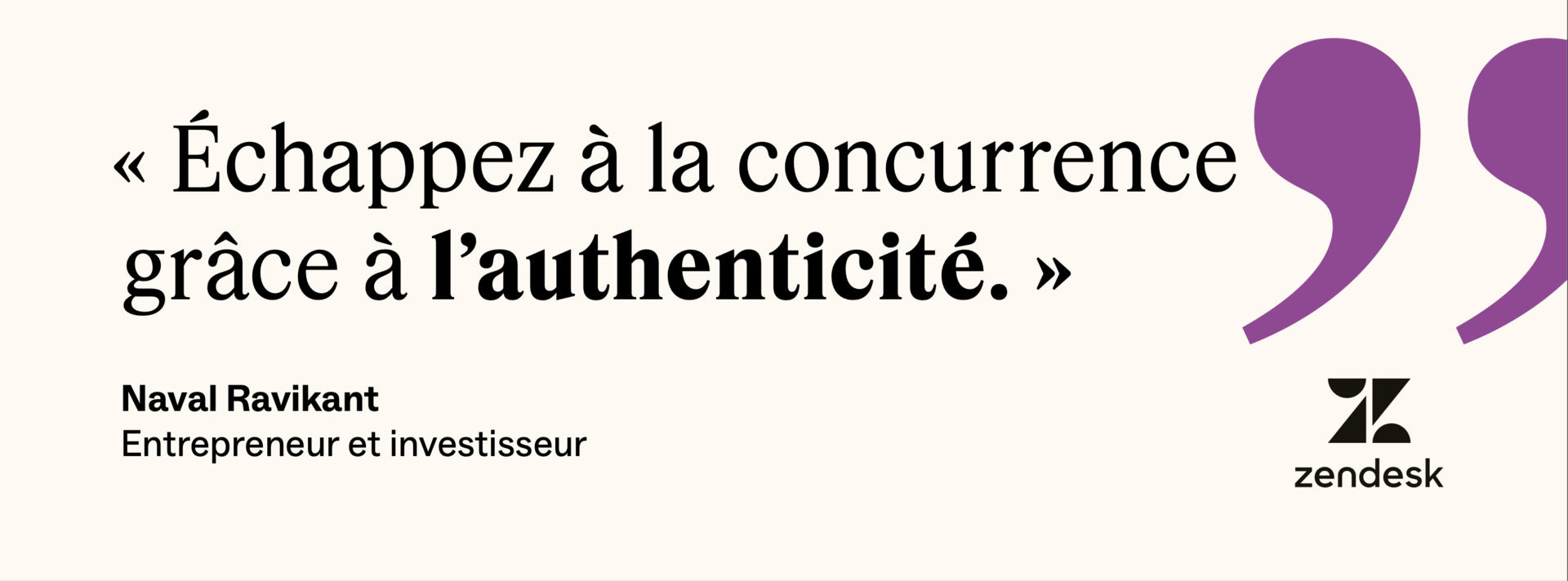 Naval Ravikant a déclaré : « Échappez à la concurrence par l’authenticité. »