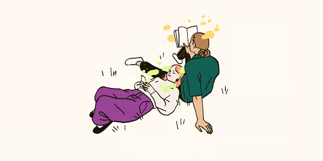 imagen de dos personas felices para ejemplificar la satisfacción del cliente