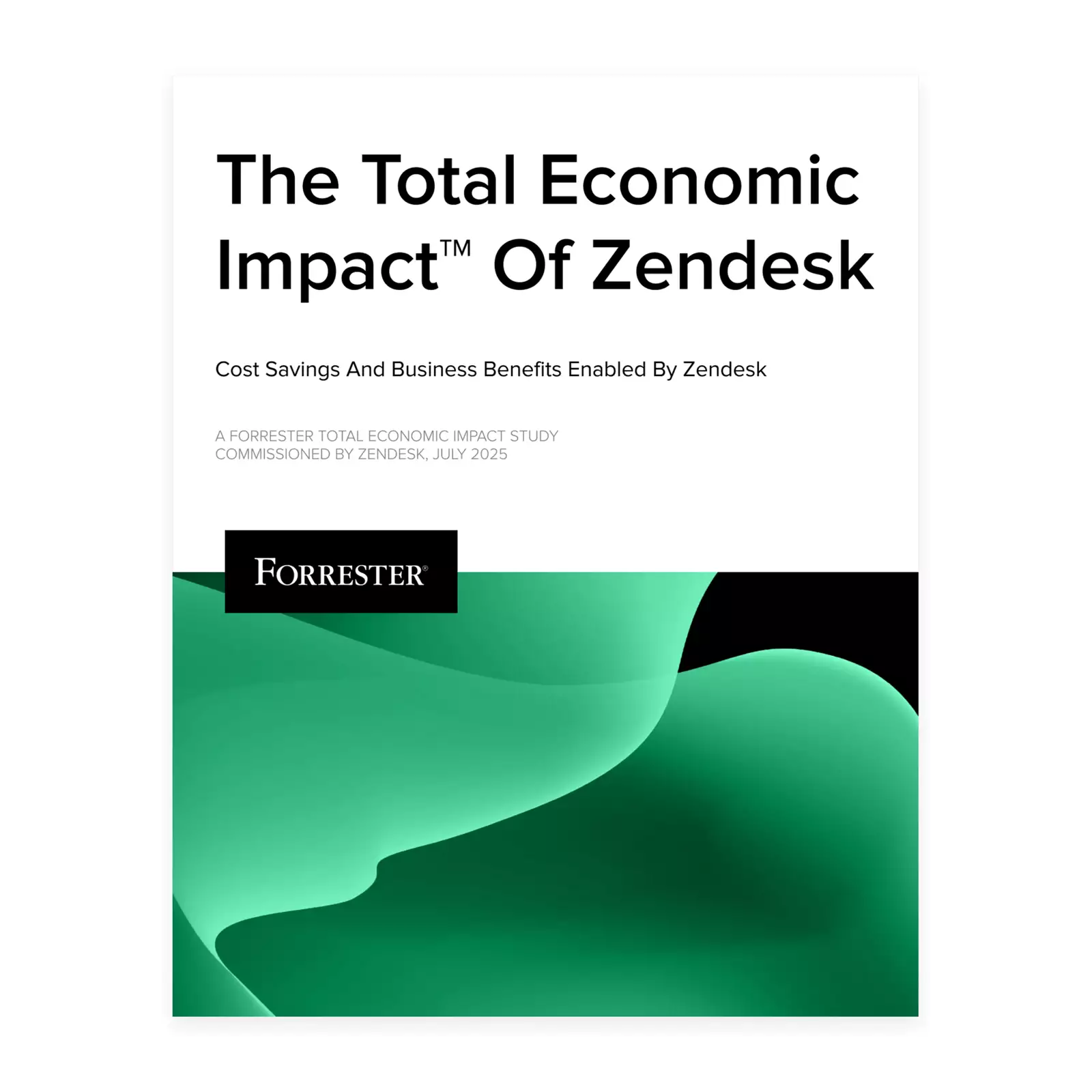 Forrester Consulting TEI study evaluates the ROI of Zendesk