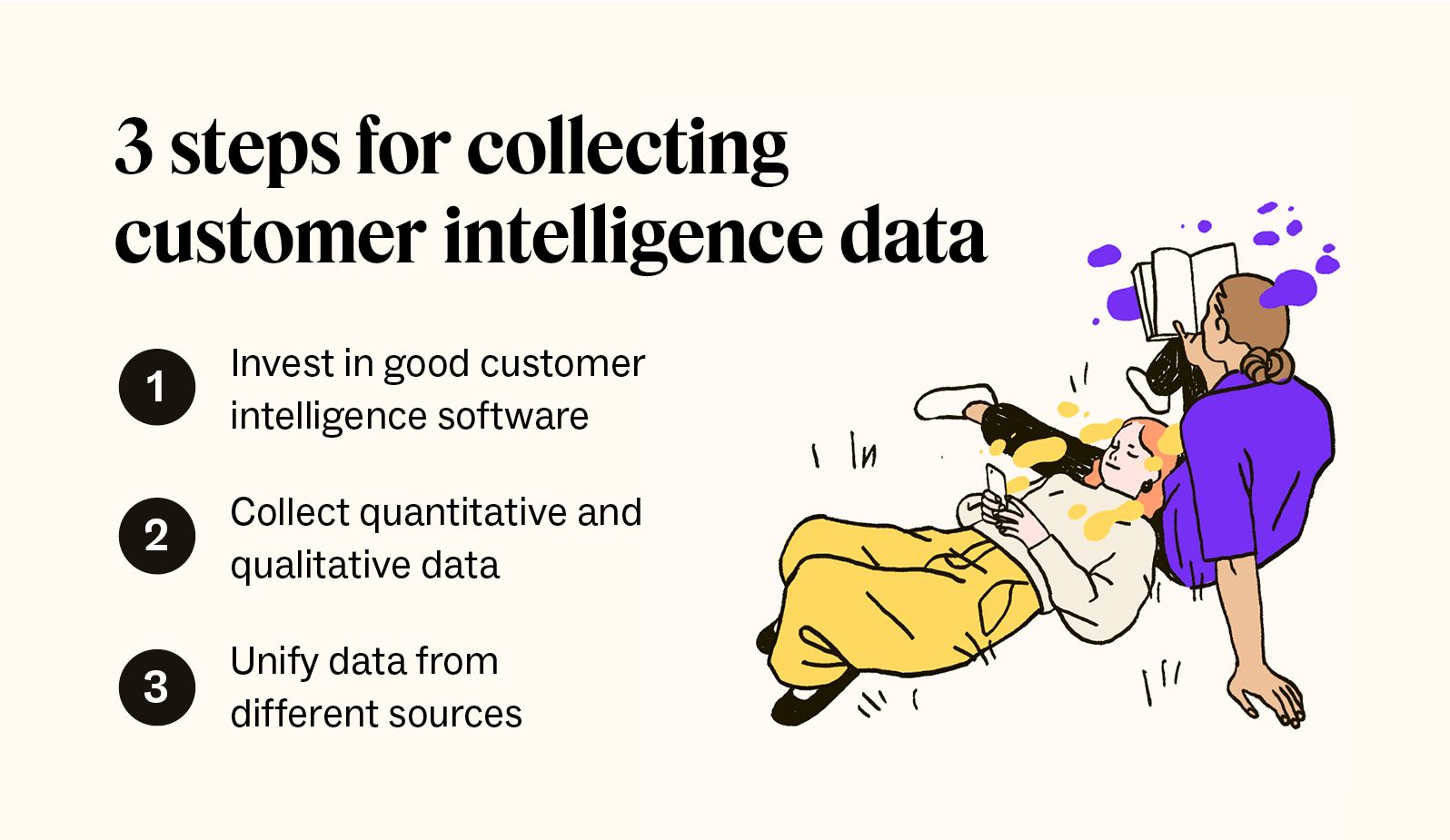 3 steps for collecting customer intelligence data