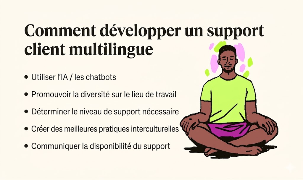 Comment développer un support client multilingue