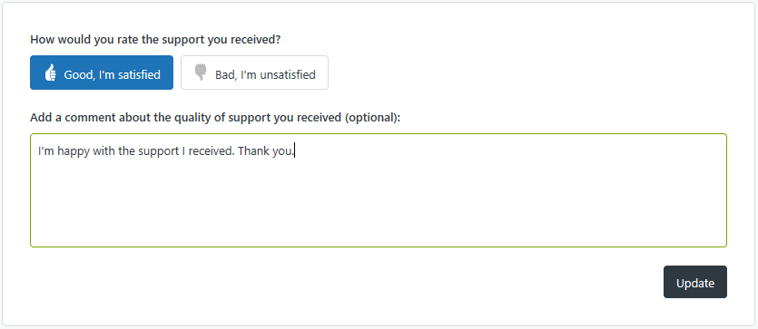 Beispiel für Fragen zur Messung der Kundenzufriedenheit
