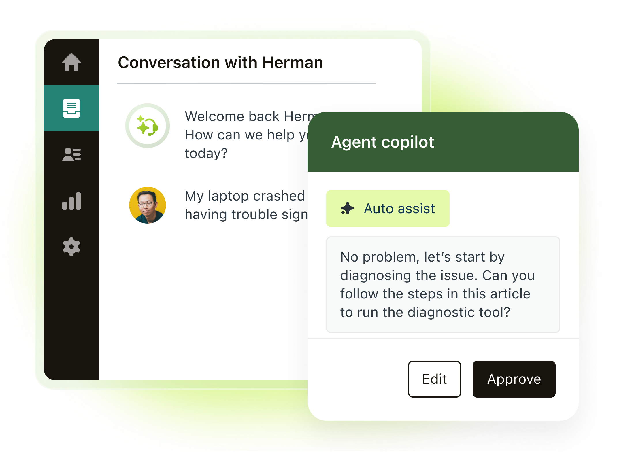 An illustration of Ai automation