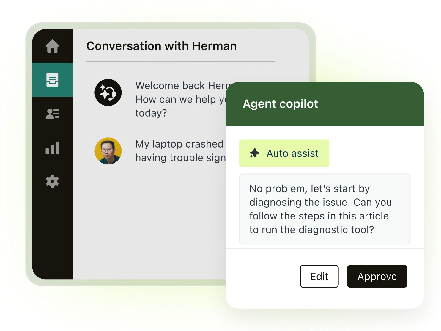 Diagram of a decision tree for workflows