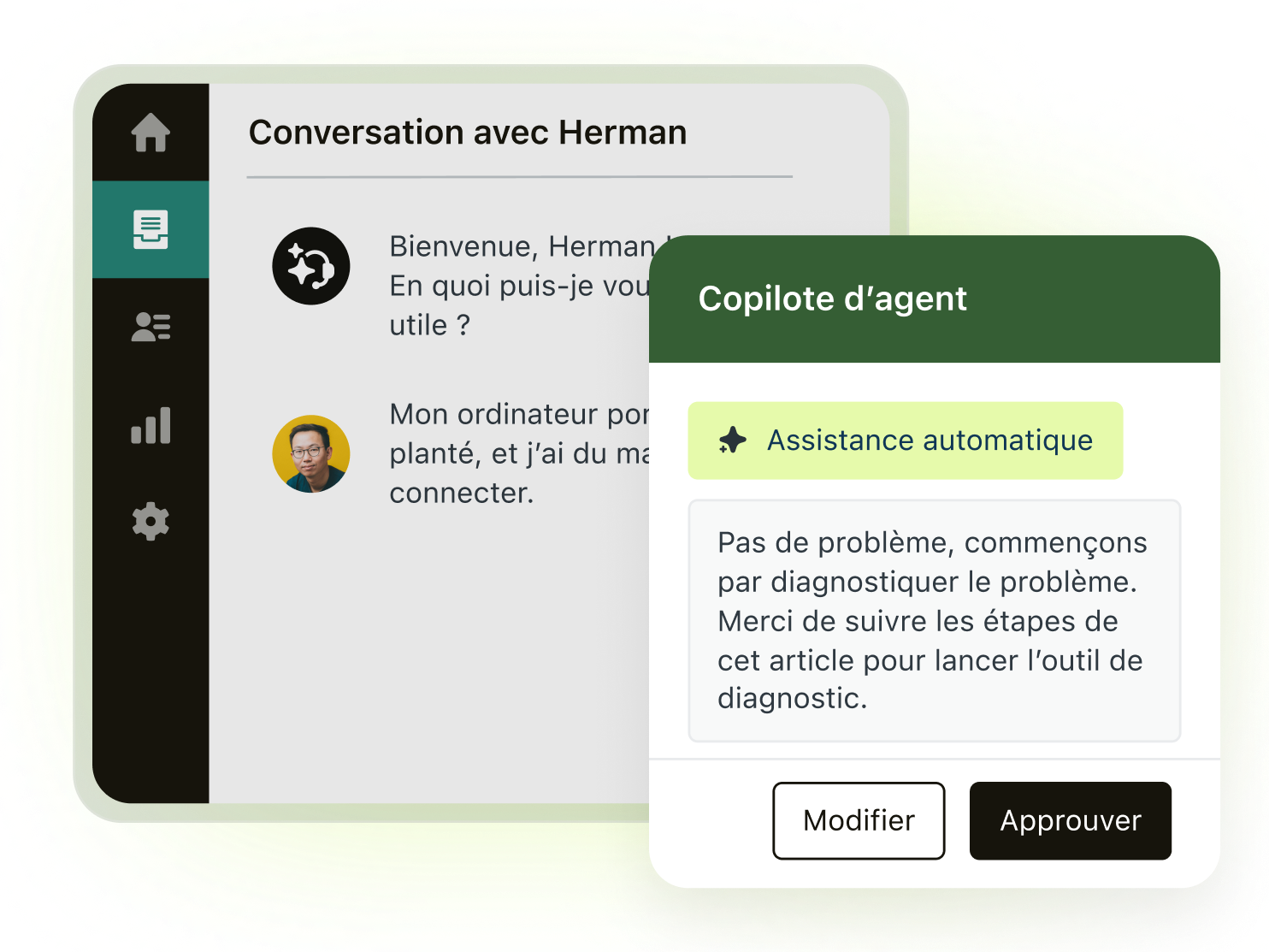 Illustration de l’automatisation IA