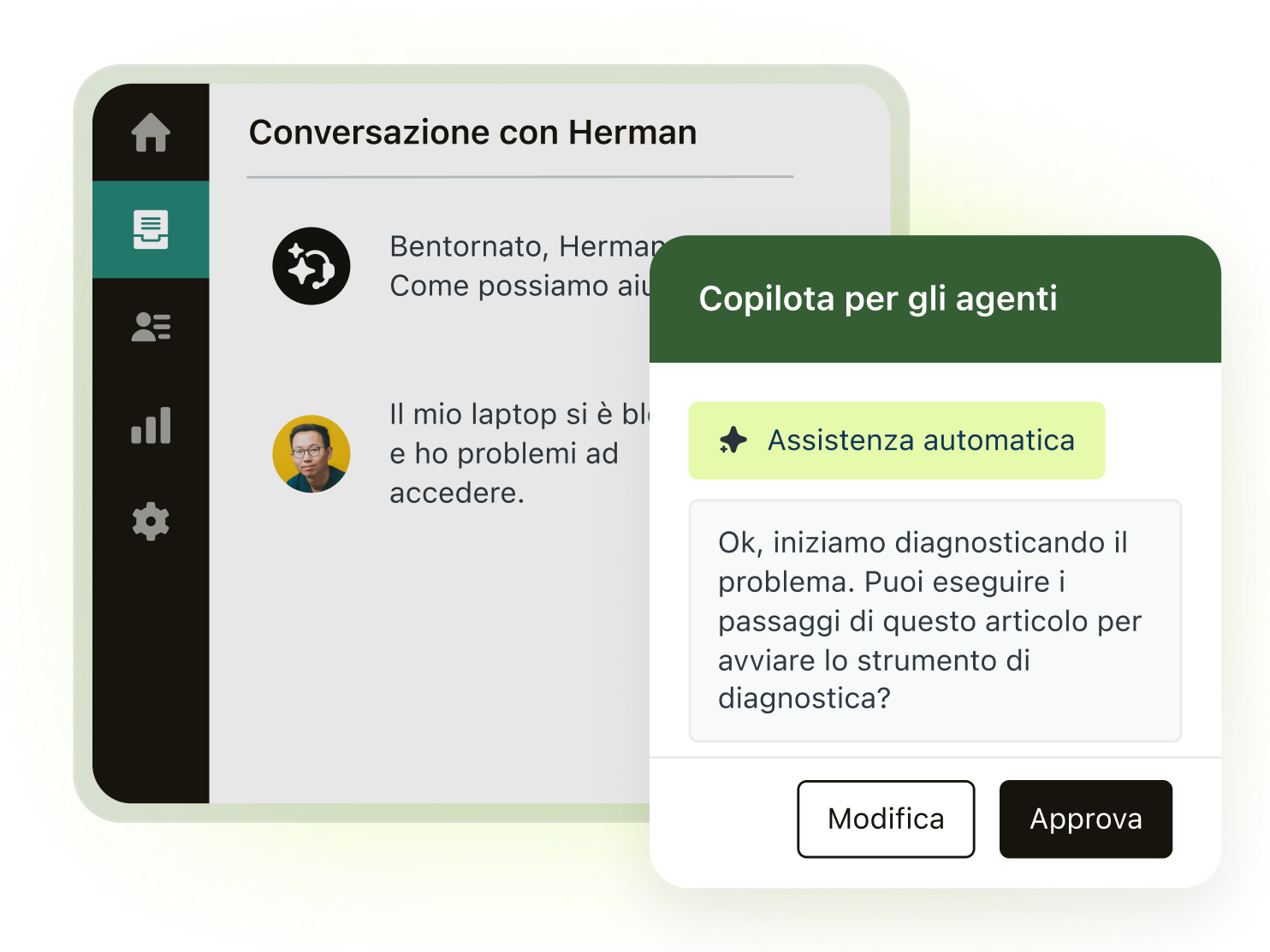 Un'illustrazione dell’automazione AI