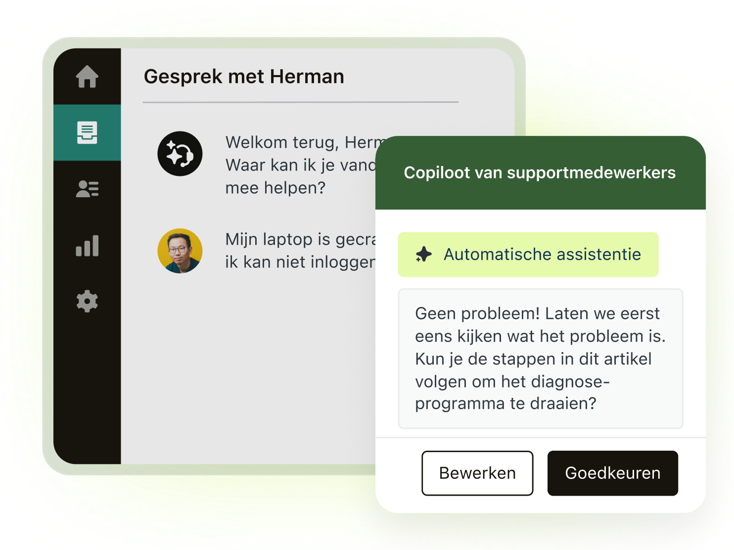 Een illustratie van AI-automatisering