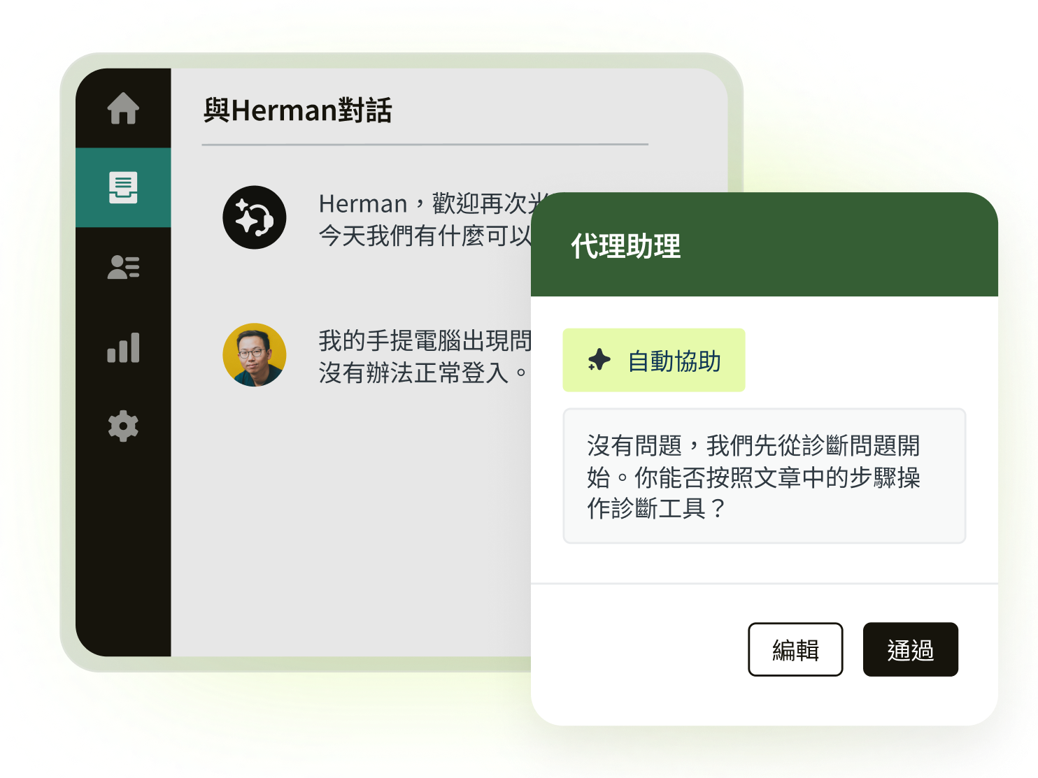 人工智能自動化運作的圖解