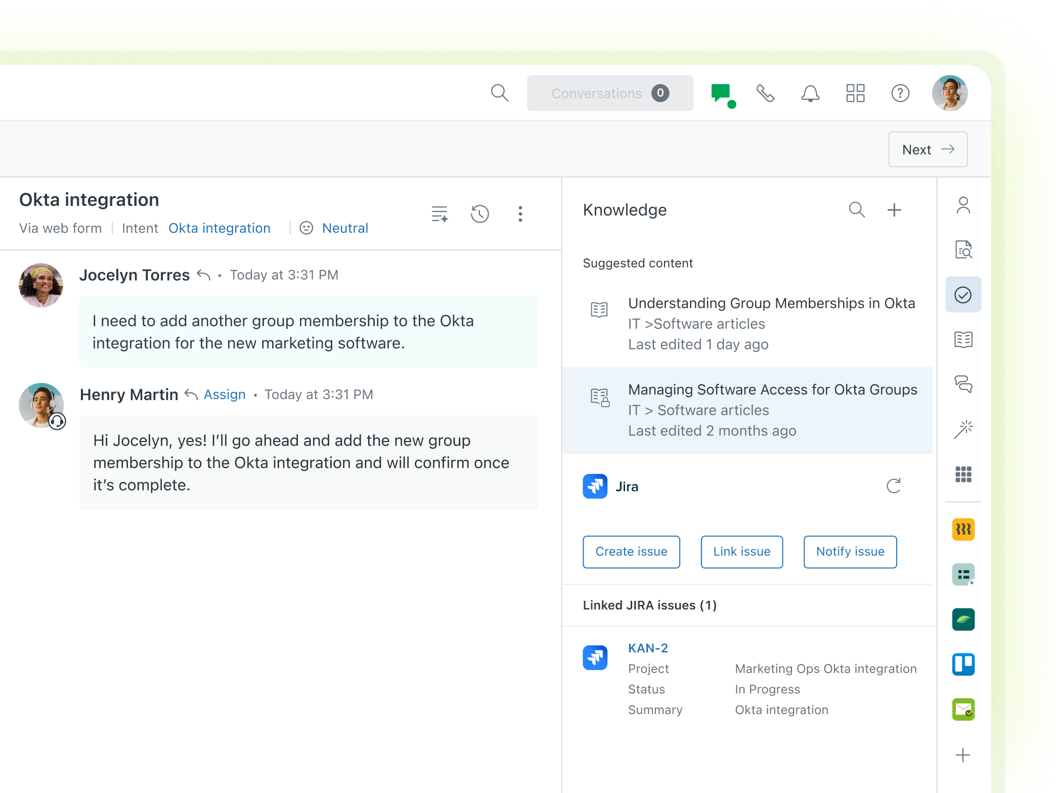 A screenshot of a human interacting with a chatbot