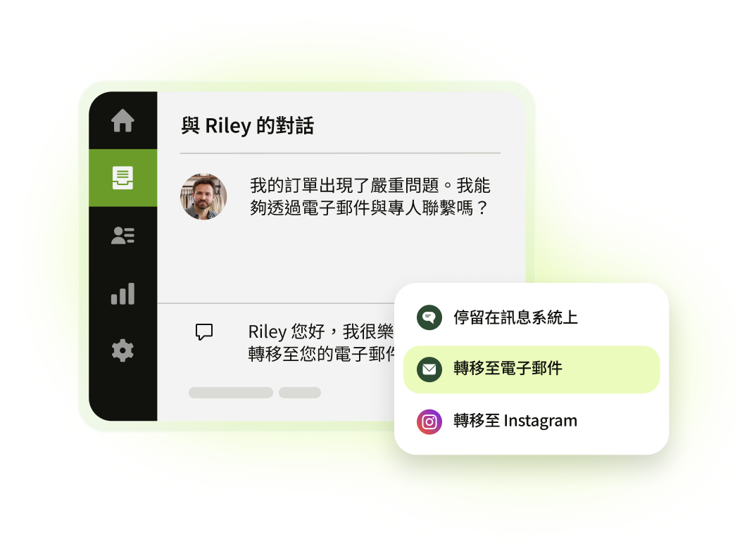 橫跨不同管道，保持連線暢通